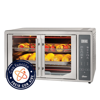 Horno Digital con Freidora de Aire 42 Lt y Puertas Francesas TSSTTVFDDAFNS Oster3#Gris
