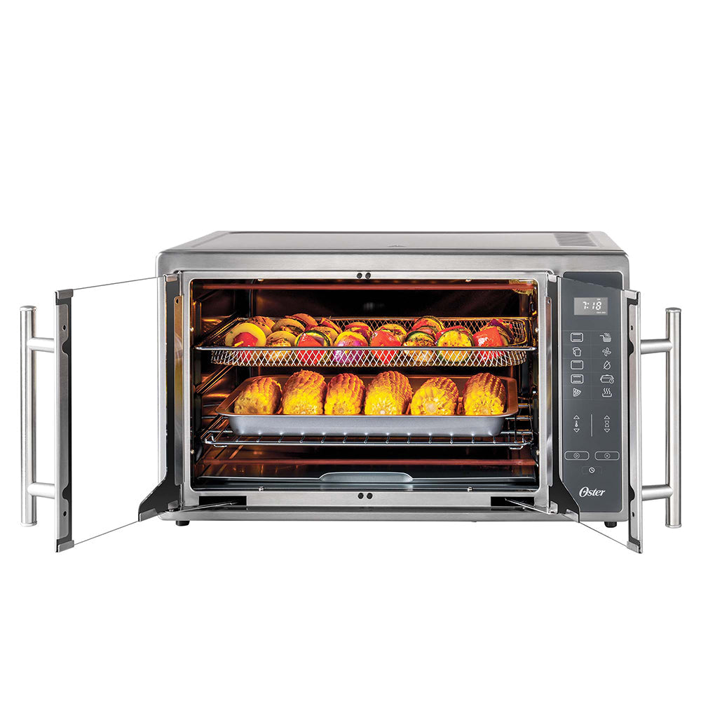 Horno Digital con Freidora de Aire 42 Lt y Puertas Francesas TSSTTVFDDAFNS Oster4#Gris