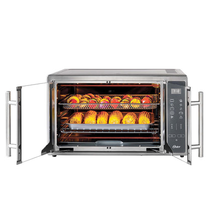 Horno Digital con Freidora de Aire 42 Lt y Puertas Francesas TSSTTVFDDAFNS Oster4#Gris