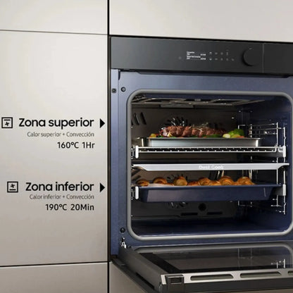Horno Dual Cook y Air Fry con Wi-Fi NV7B5645TAK/ZS 76 Lts Samsung - Caja Dañada-Hornos Eléctricos