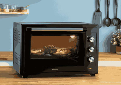 Horno Eléctrico 60 Lts Moulinex6#Negro