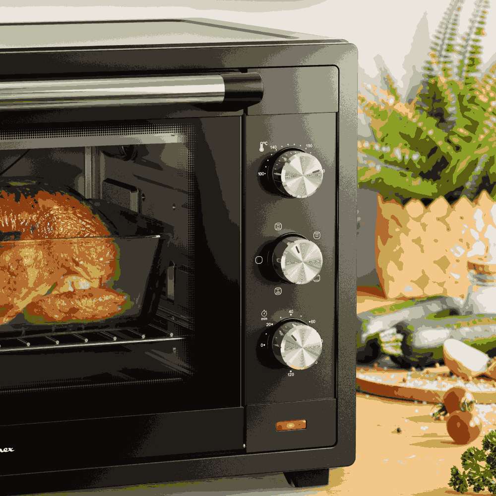 Horno Eléctrico 60 Lts Moulinex7#Negro