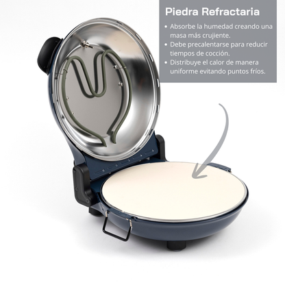 Horno Eléctrico para Pizza Control Dual de Temperatura Nápoles FDV