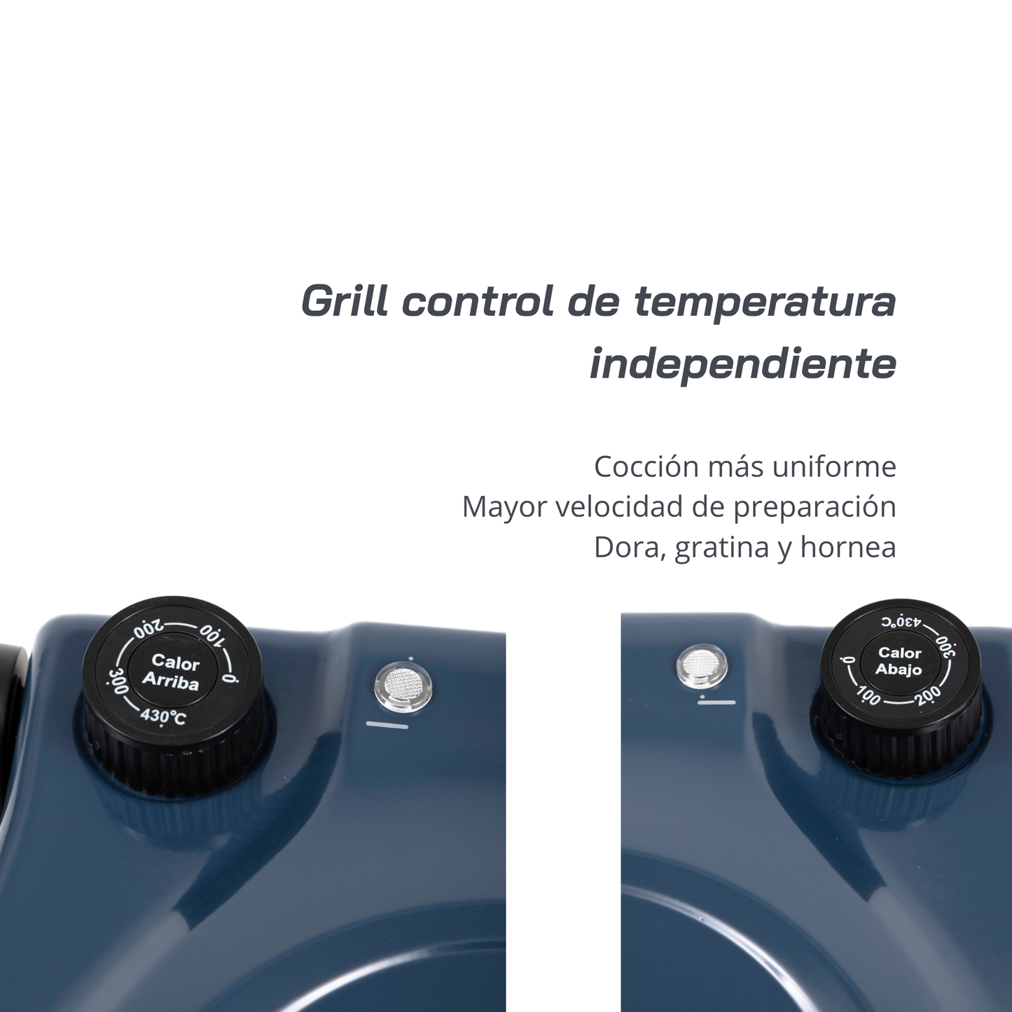 Horno Eléctrico para Pizza Control Dual de Temperatura Nápoles FDV