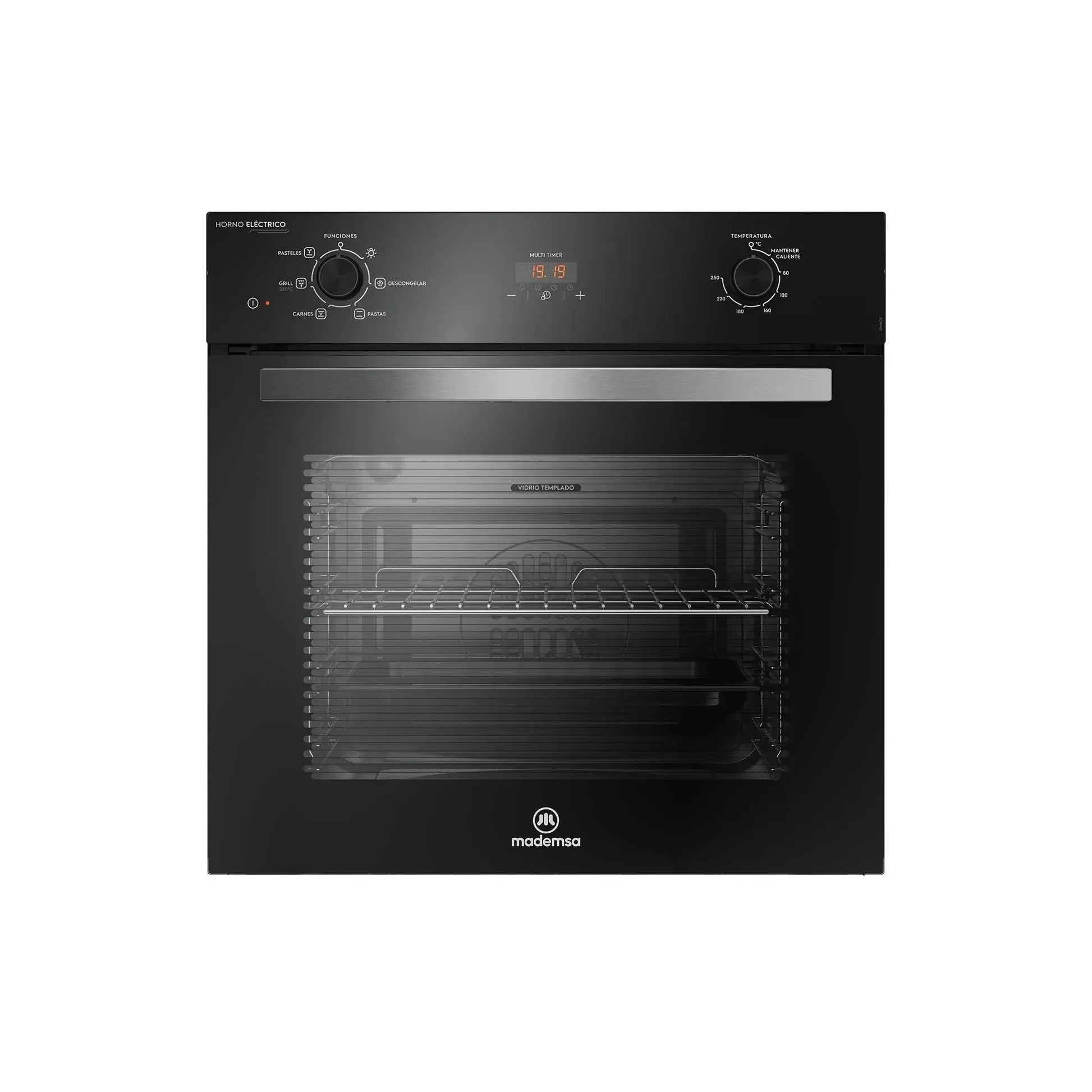 Horno Empotrable Eléctrico 59L Convector y Temporizador OM6CB Mademsa-Hornos Eléctricos