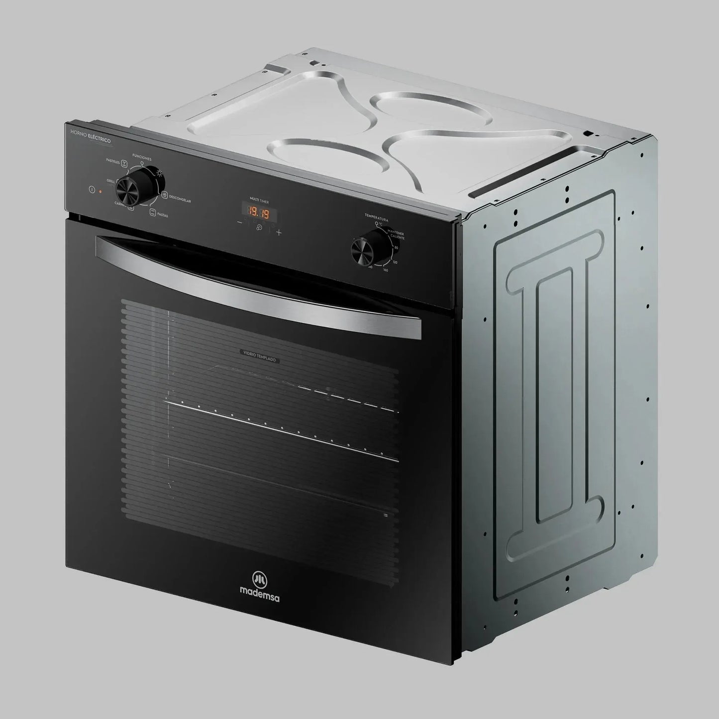 Horno Empotrable Eléctrico 59L Convector y Temporizador OM6CB Mademsa-Hornos Eléctricos