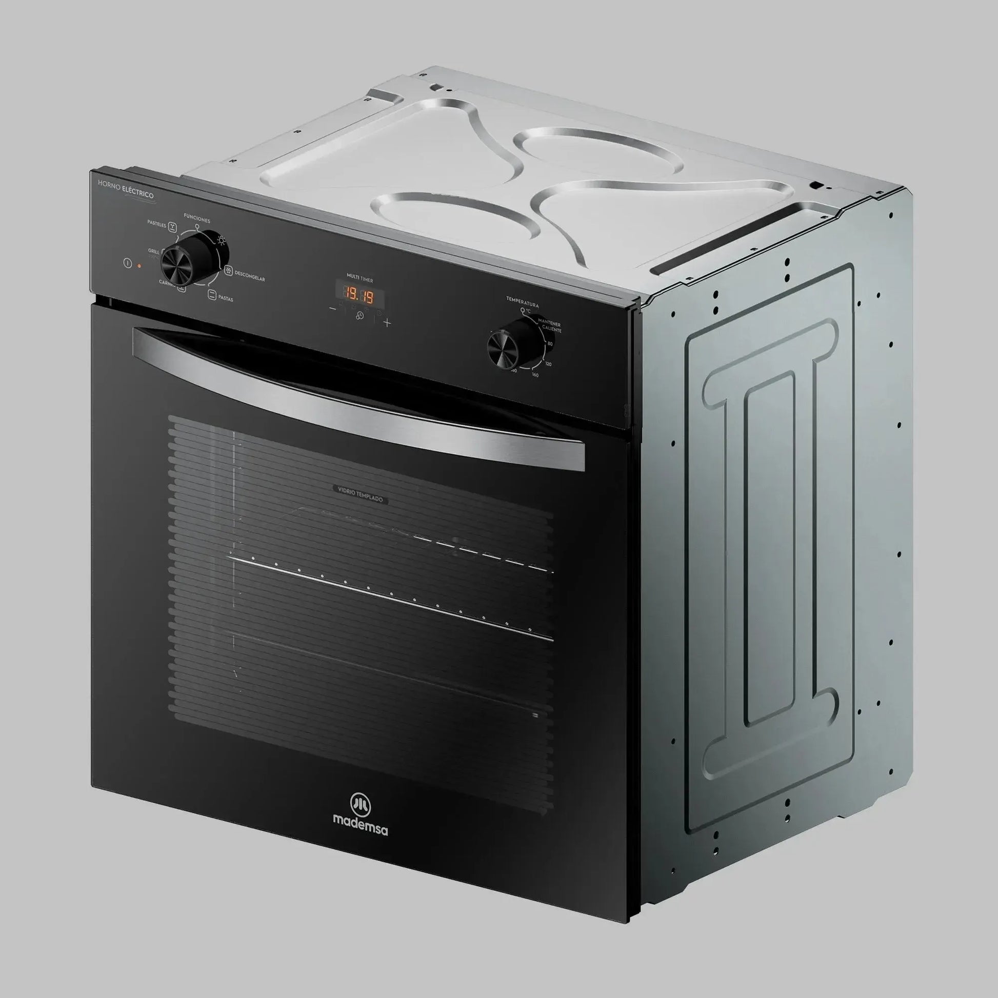 Horno Empotrable Eléctrico 59L Convector y Temporizador OM6CB Mademsa-Hornos Eléctricos