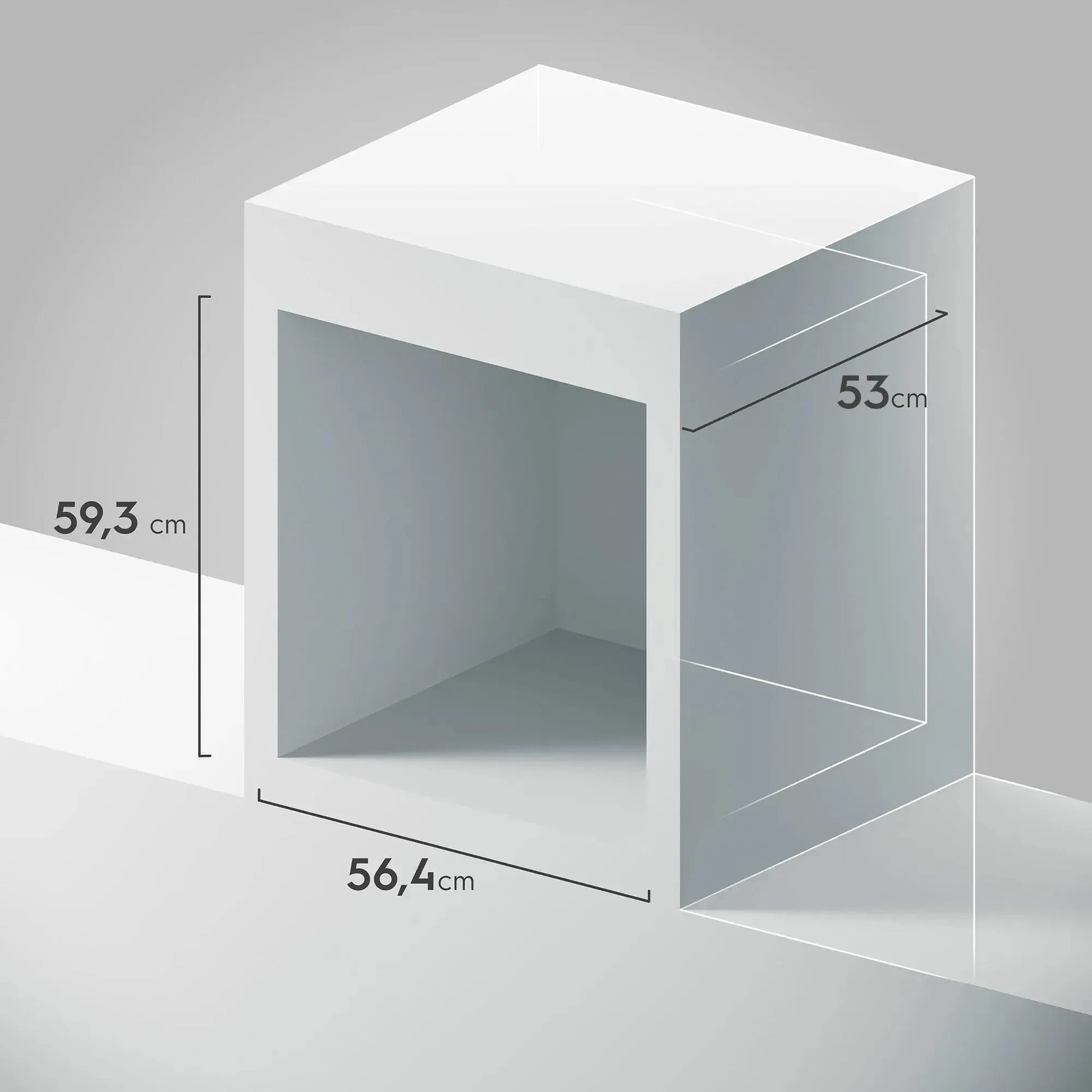 Horno Empotrable Eléctrico 59L Temporizador y Limpia Fácil OM6TX Mademsa-Hornos Eléctricos