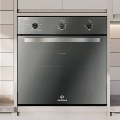 Horno Empotrable Eléctrico 59L Temporizador y Limpia Fácil OM6TX Mademsa-Hornos Eléctricos