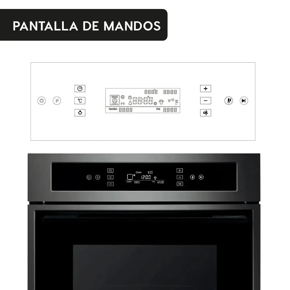 Horno Empotrado Deluxe Prestige 56 Lts FDV - Caja Dañada-Hornos Eléctricos