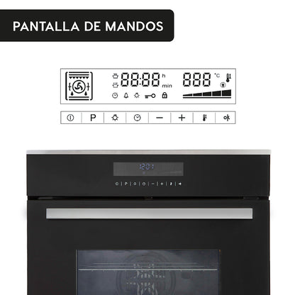 Horno Empotrado Elite Touch 60 Lts con Convector FDV - Caja Dañada-Hornos Eléctricos
