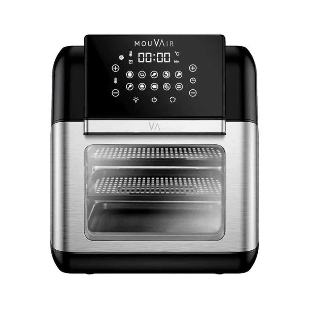 Horno Freidora Crisp 10 Lts + Molde Mouvair3#Naranja