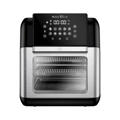 Horno Freidora Crisp 10 Lts + Molde Mouvair3#Naranja
