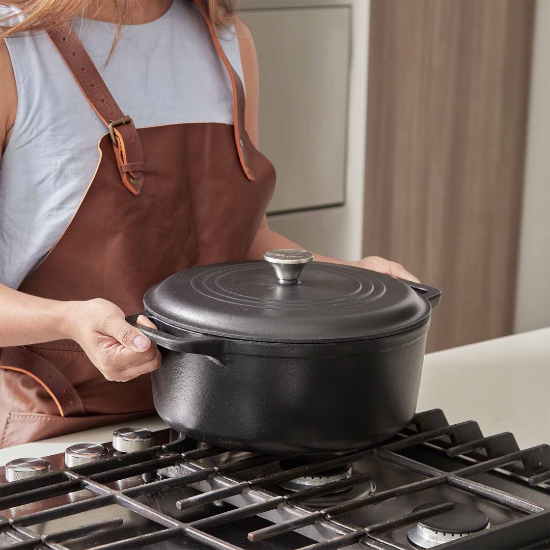 Horno Holandés 6,6 Lts Curado Victoria3#Negro