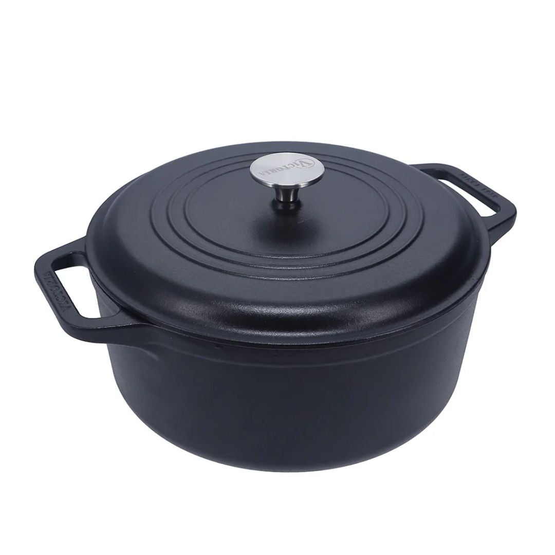Horno Holandés 6,6 Lts Curado Victoria7#Negro