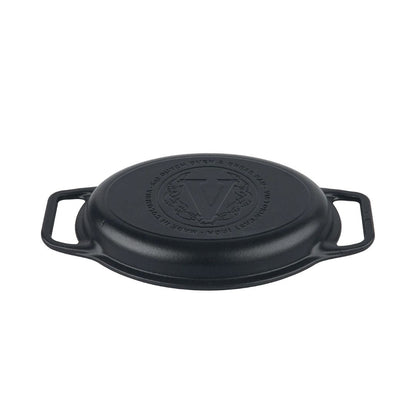 Horno Holandés Ovalado 5,7 Lts Curado Victoria12#Negro