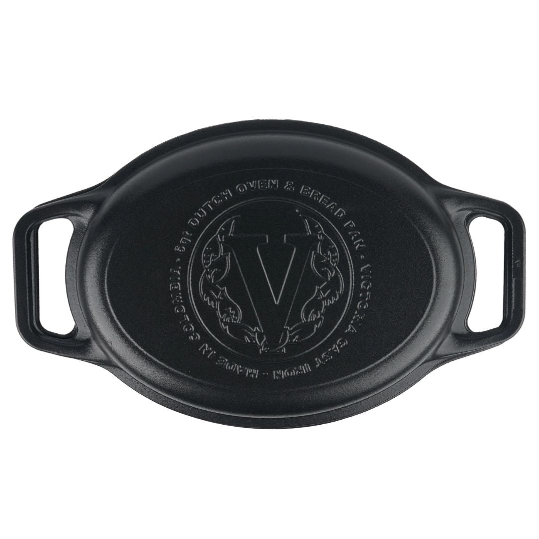Horno Holandés Ovalado 5,7 Lts Curado Victoria13#Negro