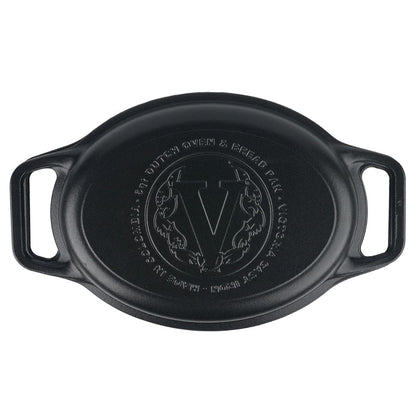 Horno Holandés Ovalado 5,7 Lts Curado Victoria13#Negro