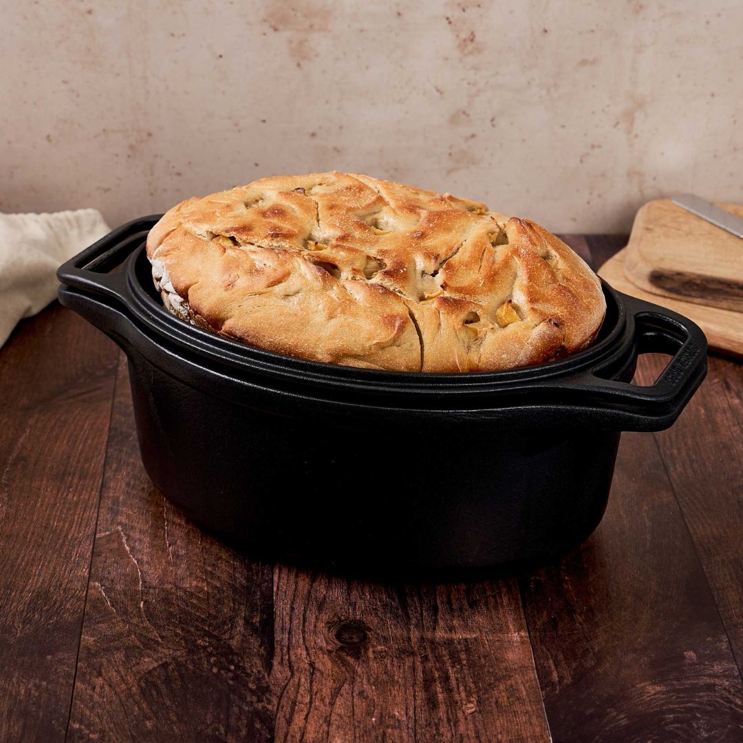 Horno Holandés Ovalado 5,7 Lts Curado Victoria3#Negro