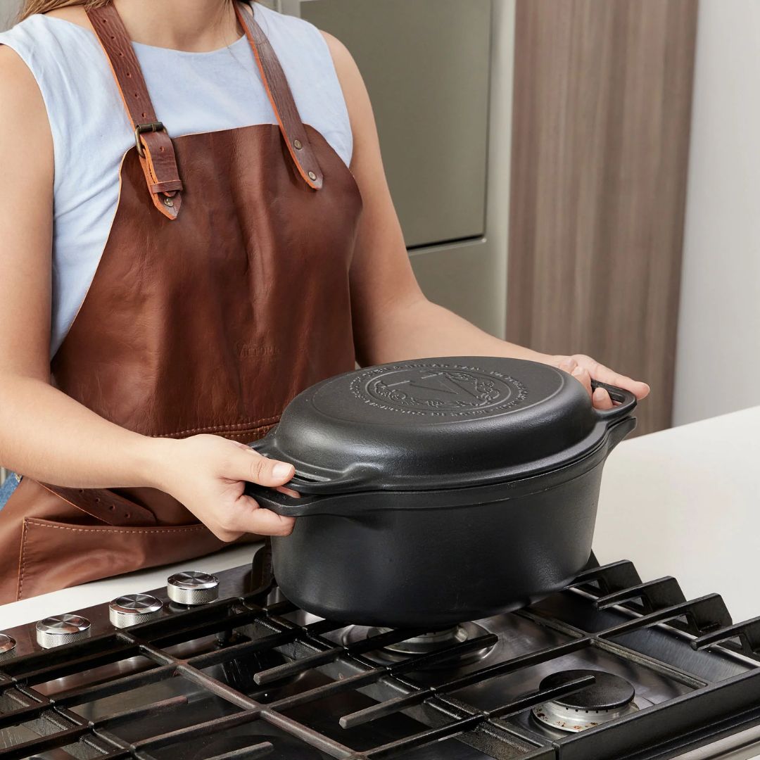 Horno Holandés Ovalado 5,7 Lts Curado Victoria5#Negro