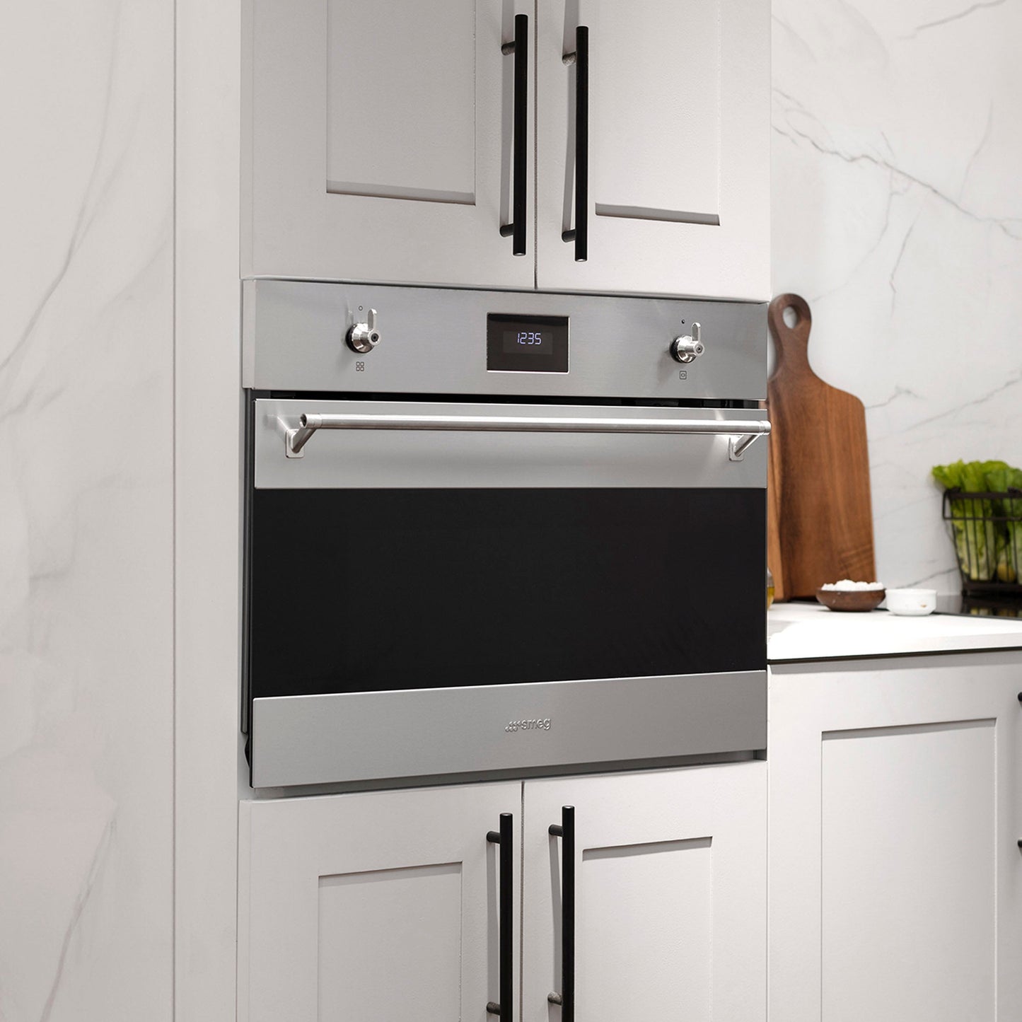 Horno Microondas Compacto 45cm SO4301M0X Smeg