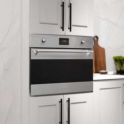 Horno Microondas Compacto 45cm SO4301M0X Smeg