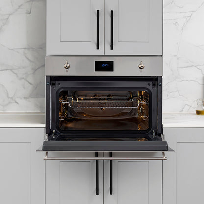 Horno Microondas Compacto 45cm SO4301M0X Smeg