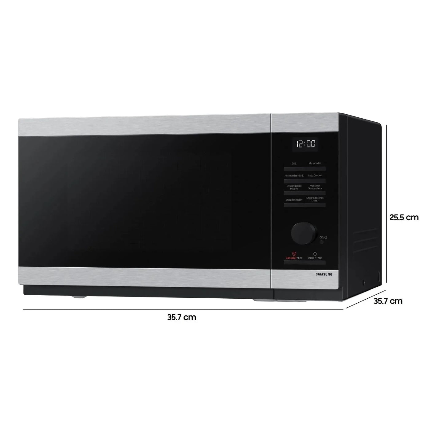 Horno Microondas Smart Con Air Fry MG32DG4524ATZS 32 Lts Samsung - Caja Dañada-Microondas Free Standing
