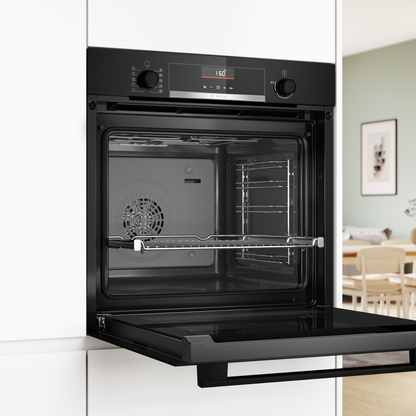Horno Multifunción Black Touch Serie 6 71 Lts HBG536EB3-Hornos Convectores