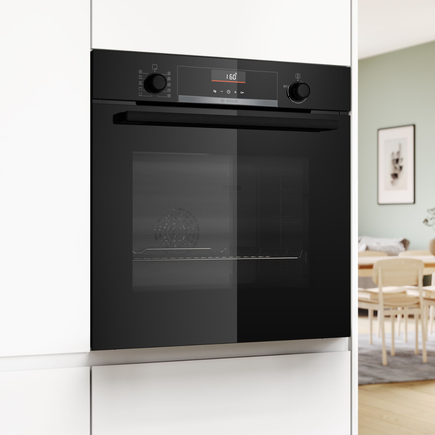 Horno Multifunción Black Touch Serie 6 71 Lts HBG536EB3-Hornos Convectores