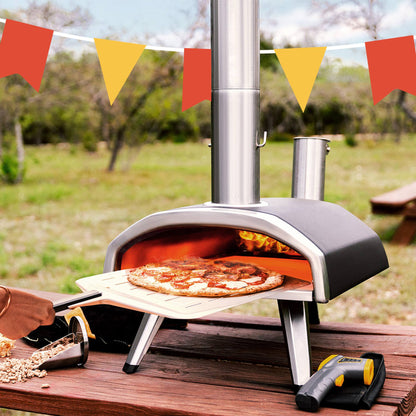 Horno Para Pizza Pellet Fyra 12" Pizza Ovnes Ooni-Hornos para Pizza