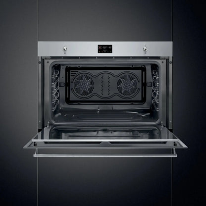 Horno Termoventilado 90cm SF9302TX Smeg