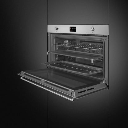 Horno Termoventilado 90cm SF9302TX Smeg
