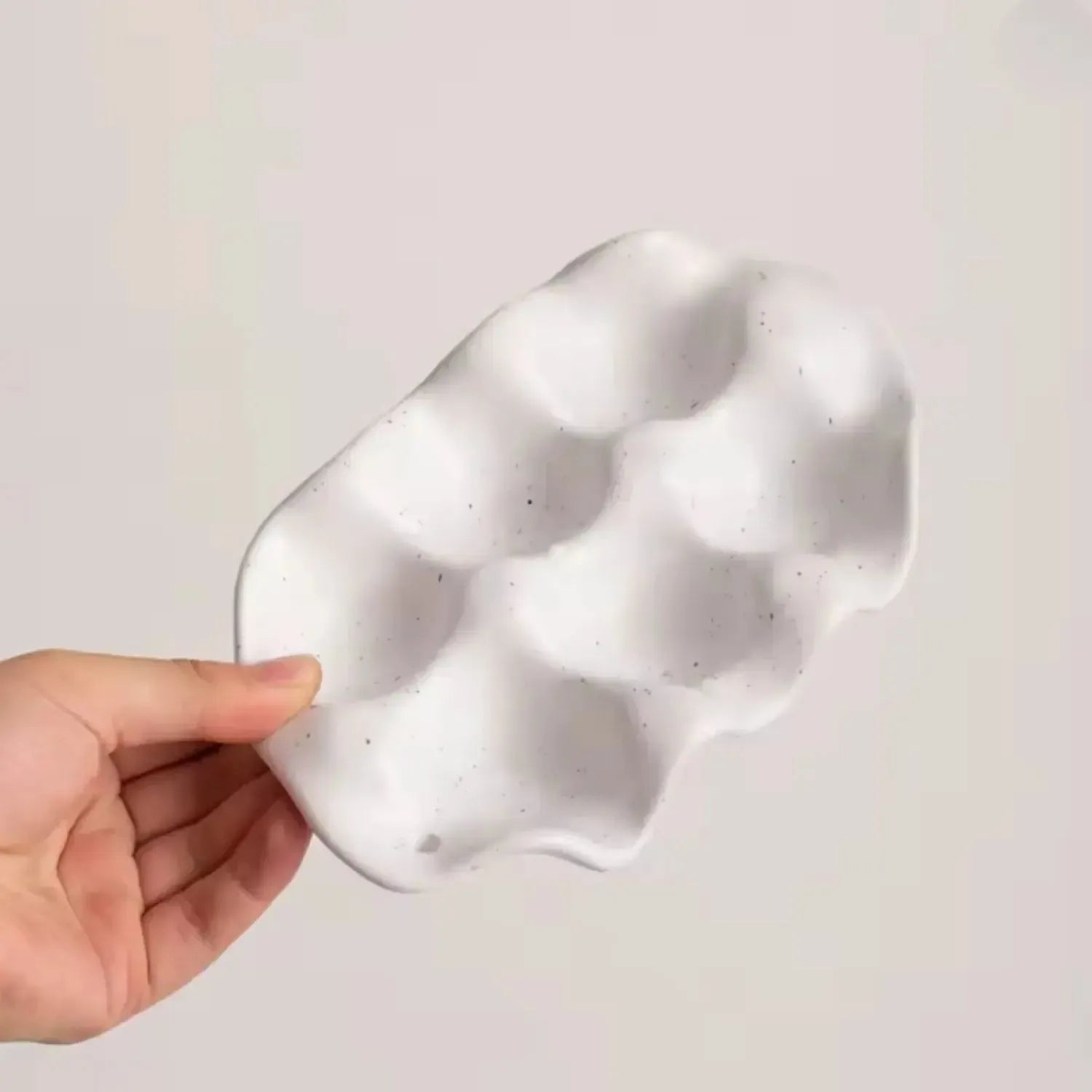 Huevera de Cerámica Minimalista para 6 Huevos3#undefined