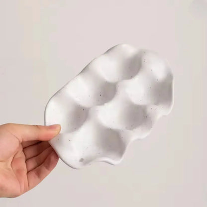 Huevera de Cerámica Minimalista para 6 Huevos3#undefined