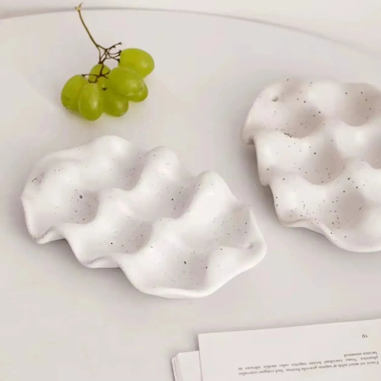 Huevera de Cerámica Minimalista para 6 Huevos4#undefined
