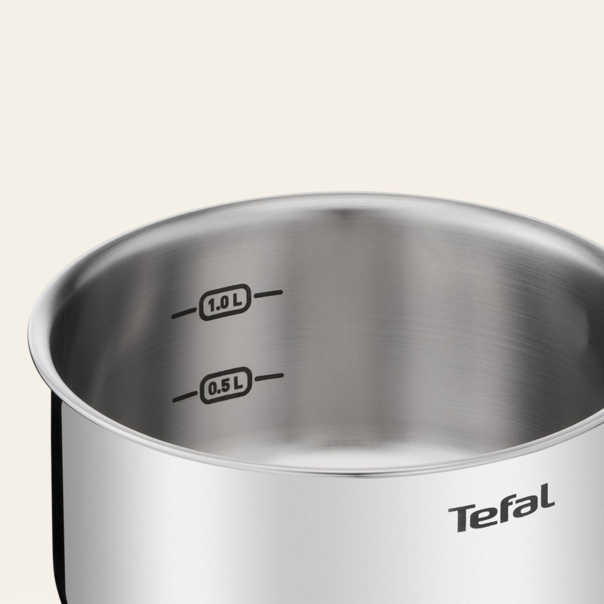 Cacerola 16 cm acero inoxidable Primary Tefal3#Gris