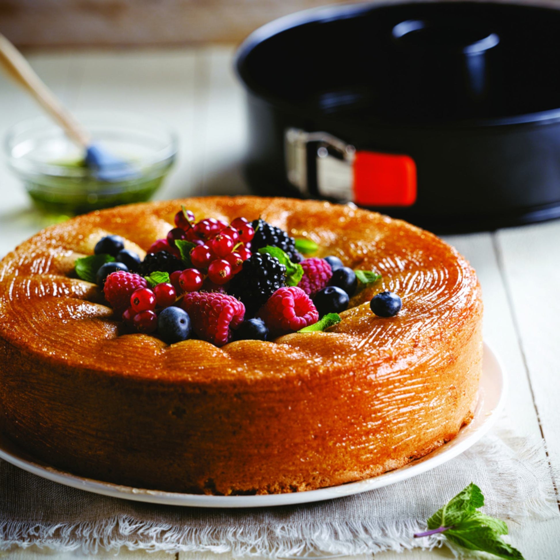 Molde Torta Desmoldable 26 Cm Le Creuset1#Negro