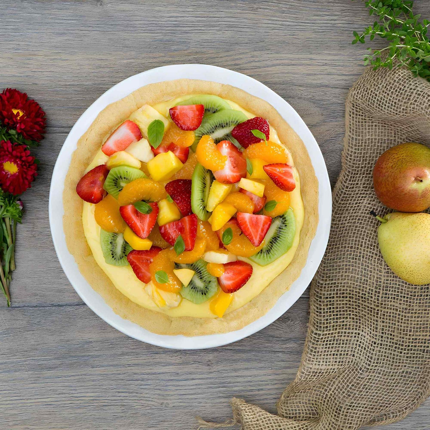 Fuente Para Pie French White Corningware2#Blanco