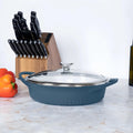 Olla Cast Aluminum 3.8 Lts Corning Ware4#Azul