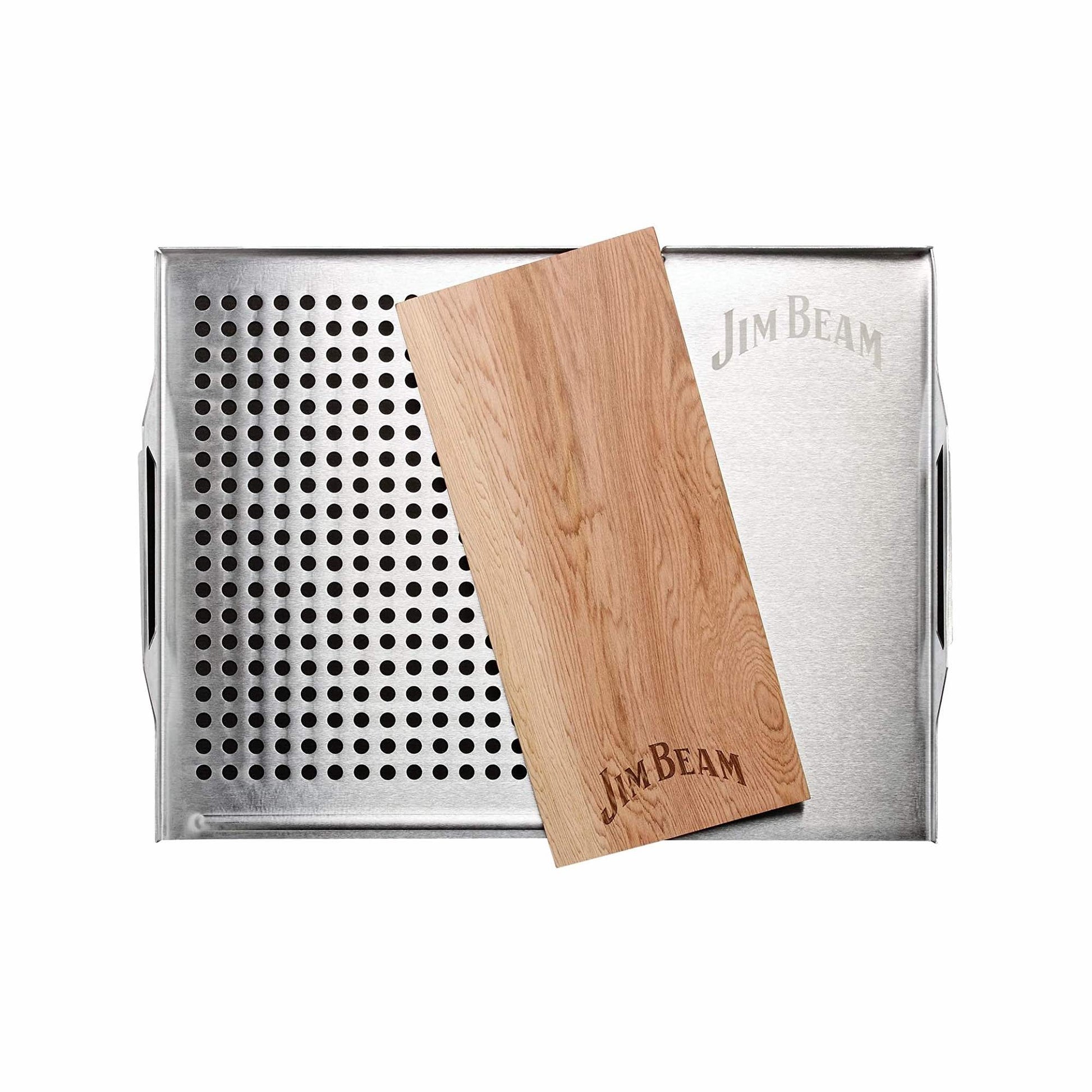 Topper Acero Inoxidable Con Tabla Lateral Jim Beam Kitchen Center