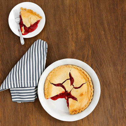 Fuente Para Pie French White Corningware3#Blanco