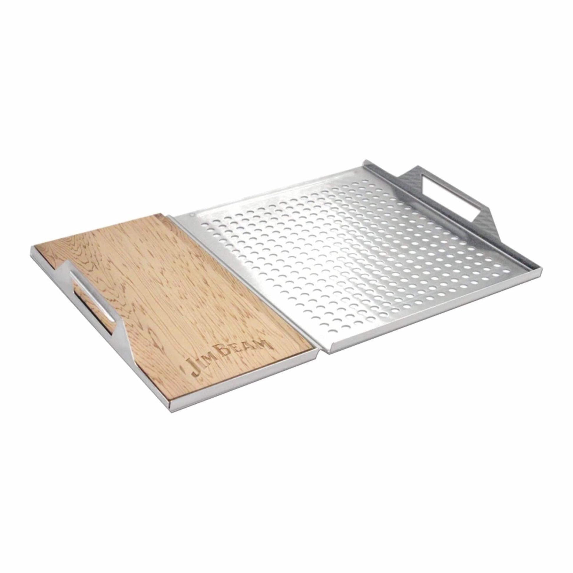 Topper Acero Inoxidable Con Tabla Lateral Jim Beam Kitchen Center