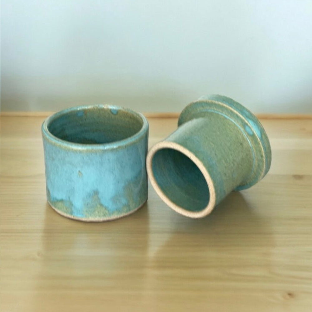 Mantequillera Francesa O De Agua Mediana Pilar Claro10#Rojo