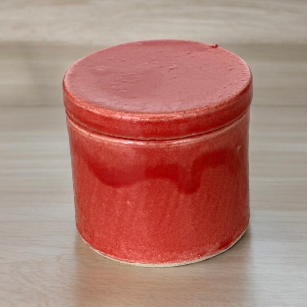 Mantequillera Francesa O De Agua Mediana Pilar Claro7#Rojo