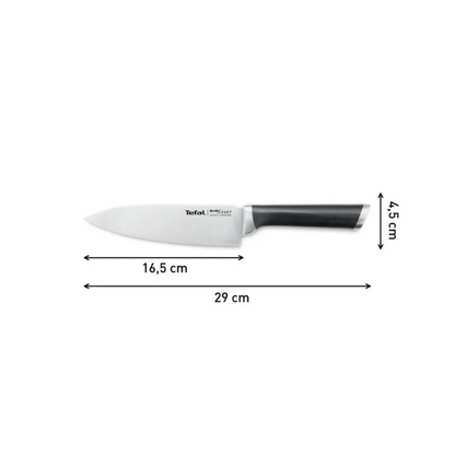 Cuchillo Eversharp Con Afilador Tefal7#Gris