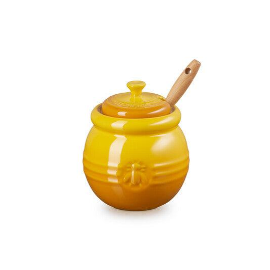 Bote Miel Con Espatula Nectar Le Creuset2#Amarillo