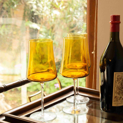 Set 6 Copas Valeria Vino 650 Ml Decoexpress5#Amarillo