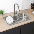 Kit Lavaplatos Acqua Sobre Cubierta + Grifería Smart Pro FDV