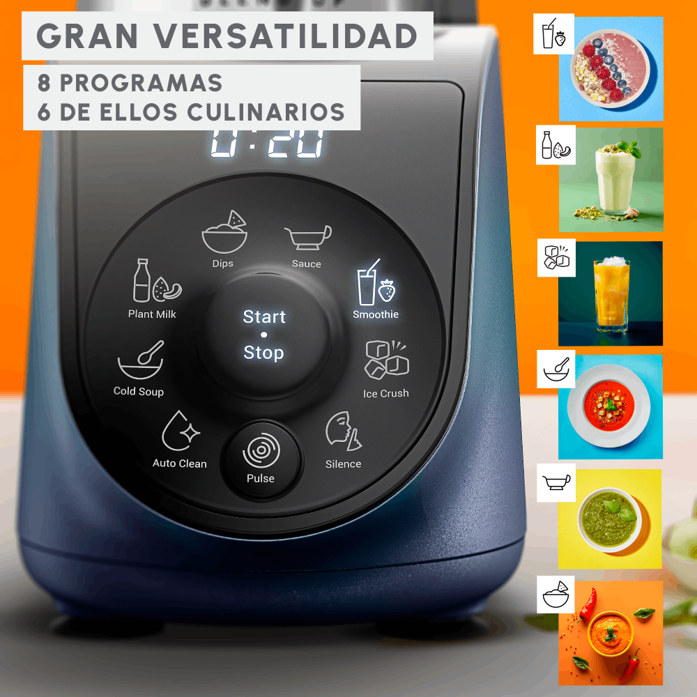 Licuadora Personal Blend Up 1000W Moulinex2#Azul